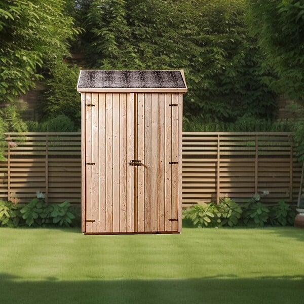 HABRITA - Abri de jardin - Bois - 16mm - 0.70m2 - large
