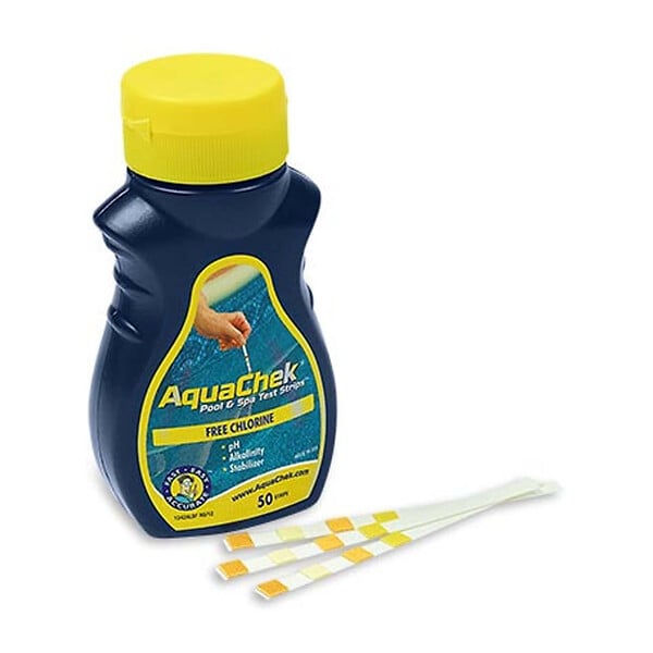 AQUACHEK - 50 bandelettes test pour chlore libre - aquaclph - large