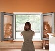 AVOSDIM - Store Moustiquaire Recoupable LUXE - L100 x H160cm - Chêne Dôré - vignette