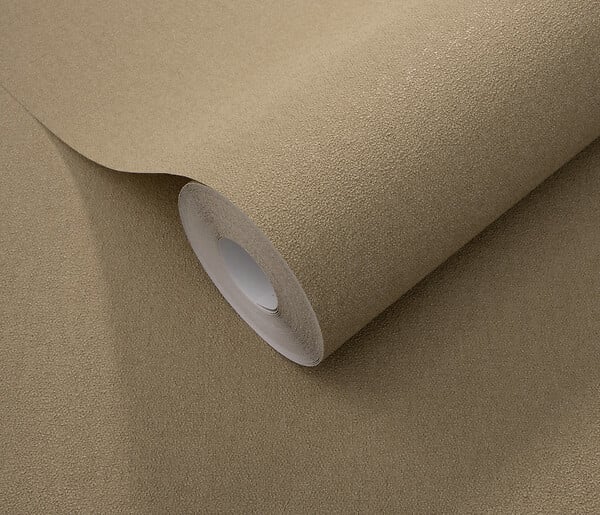 ERISMANN - Papier peint intissé grainé coloris brun - large