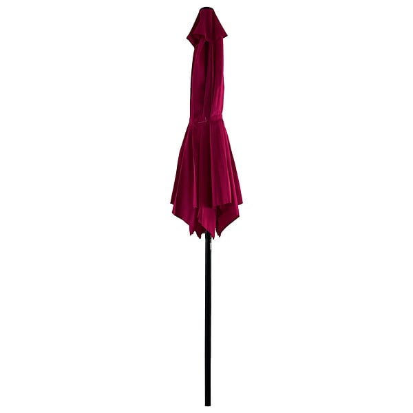 HAPPY GARDEN - Parasol droit HAPUNA rond 2,70m de diamètre fuchsia - large