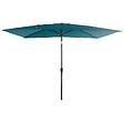 HAPPY GARDEN - Parasol droit HAPUNA rectangulaire 2x3m bleu - vignette
