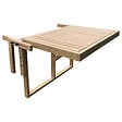 HAPPY GARDEN - Table de balcon rabattable en acacia SUMBA - vignette