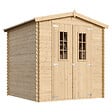 TIMBELA - Abri de jardin en bois l216xL206xH218 cm / 3.53 m2 - M343C - vignette