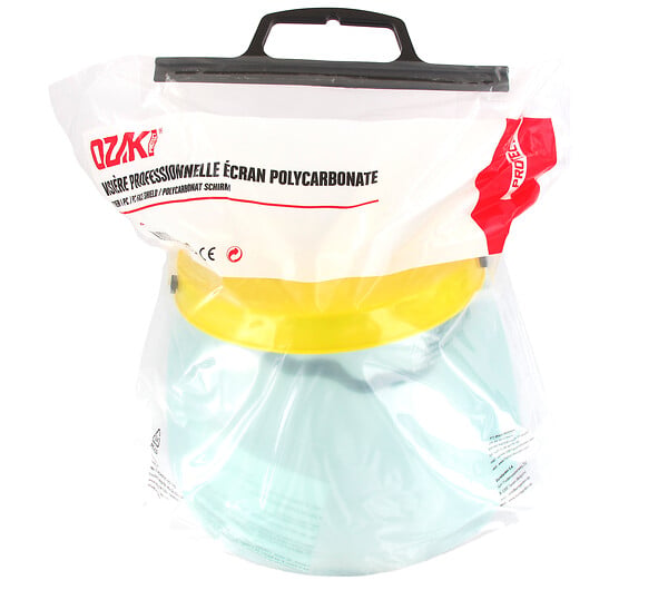 OZAKI - Visière de protection - Plastique et polycarbonate - large