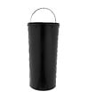 5 FIVE SIMPLY SMART - Poubelle 30 Litres en Métal Noir charbon et Couvercle en Bambou - vignette