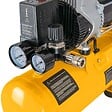 VITO - Compresseur d'Air Silencieux 8L Sans Huile 8 bar 1,5 CV / 1,1 kW Gonfleur Electrique Portatif Voiture VITO - vignette