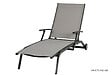 Bain de soleil inclinable - Gris clair - 194x71x83cm - vignette
