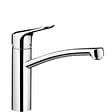 HANSGROHE - Mitigeur pour Evier de cuisine - Gris Chrome - vignette