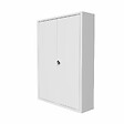 ATOLE - Coffret d'habillage ATOLE en acier blanc avec serrure à clé pour tableaux électriques double - H 79 x L 58,5 x P 16 cm - Réf. RCH2T316GSS - vignette