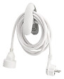 WATTANDCO - Rallonge 5m avec pince - blanc - Watt and Co - vignette