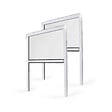 AVOSDIM - Store Moustiquaire Recoupable PVC Blanc - L 150 x H 160 cm - Lot 2 - vignette