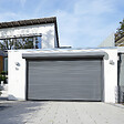 DAVID FERMETURES - Porte de Garage enroulable Aluminium (2400 x 2000 mm - Cherubini - Kit Zone privée - RAL7016 - Gris anthracite) - vignette