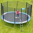 KANGUI - Trampoline rond Ø 360cm avec filet, échelle, bâche et kit ancrage - RALLI 360 - vignette