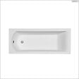BESCO - Baignoire rectangulaire - 150 x 70 cm - sans Habillage - avec Pieds - Vidage Chrome - SHEA SLIM - vignette