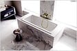BESCO - Baignoire rectangulaire - 160 x 70 cm - sans Habillage - avec Pieds - Vidage Chrome - TALIA SLIM - vignette