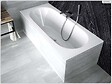 BESCO - Baignoire rectangulaire - 180 x 80 cm - avec Habillage - Pieds - Vidage Chrome - VITAE - vignette
