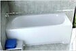 BESCO - Baignoire rectangulaire - 150 x 70 cm - sans Habillage - avec Pieds - Vidage Chrome - BONA - vignette
