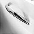 BESCO - Baignoire rectangulaire - 170 x 70 cm - sans Habillage - avec Pieds - Poignées - Vidage Chrome - ARIA PLUS - vignette