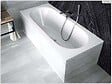 BESCO - Baignoire rectangulaire - 170 x 75 cm - sans Habillage - avec Pieds - Vidage Chrome - VITAE SLIM - vignette