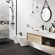 FERRO - Robinet mitigeur noir pour bidet ALGEO BLACK - vignette