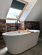 AVOSDIM - Store occultant compatible fenêtre de toit VELUX ® pour dimension 304 ou 1 ou M04 - Blanc - vignette