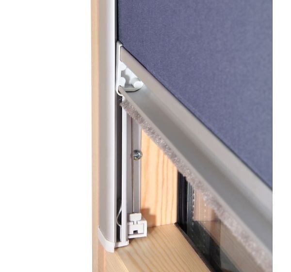 AVOSDIM - Store occultant pour fenêtre de toit ROTO ® - Gris Clair - avec un vitrage de H 63,5 x 40 cm - large
