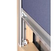 AVOSDIM - Store occultant pour fenêtre de toit ROTO ® - Gris Clair - avec un vitrage de H 63,5 x 40 cm - vignette