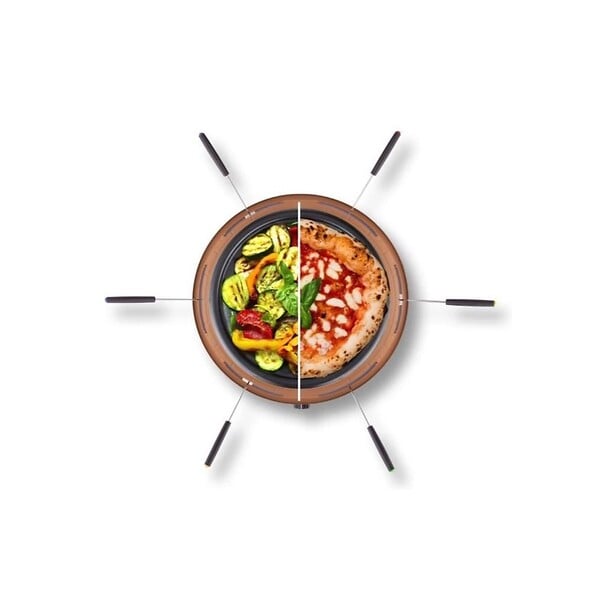 FAGOR - mini four à pizza 1200w marron - FGAP120 - large