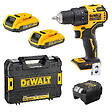 DEWALT - Perceuse-visseuse DEWALT DCD708D2T-QW Brushless avec coffret et 2 batteries 2,0 Ah - vignette