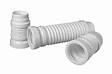 CETA - Raccord WC extensible MULTIDROIT - Extensibilité: 180-380mm - raccordement canalisation Ø 93 et 100 mm - vignette