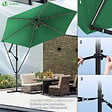 VOUNOT - Parasol deporte 3M avec housse de protection et sangle de fixation Vert - vignette
