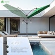 VOUNOT - Parasol deporte 3M avec housse de protection et sangle de fixation Vert - vignette