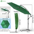 VOUNOT - Parasol deporte 3M avec housse de protection Vert - vignette