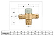 CALEFFI - Mitigeur thermostatique domestique 3/4 NF Caleffi - vignette