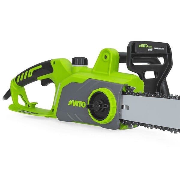 VITO - Tronçonneuse électrique 2000W Lame Guide oregon 455mm Frein automatique VITO - large