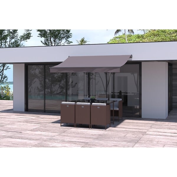 CONCEPT USINE - Store banne 3 x 2 m taupe ADRO - large