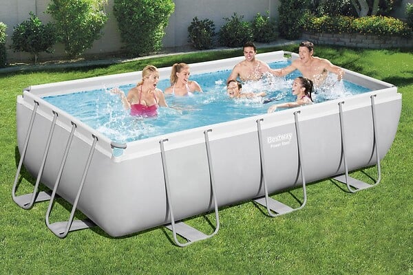 CONCEPT USINE - Kit piscine rectangulaire hors sol 4,04x2,01x1 m HAWI - large