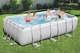 CONCEPT USINE - Kit piscine rectangulaire hors sol 4,04x2,01x1 m HAWI - vignette