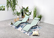 CONCEPT USINE - Lot de 2 transats en aluminium et toile PVC vert pastel BAHIA - vignette