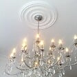 ORAC DECOR - Centre De Plafond Moyenne Taille R09 - L48,5 X H3,7 X L48,5 - Orac Decor - vignette