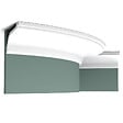 ORAC DECOR - Corniche Flexible Droite Et Classique C220f - L200 X H7,6 X L11,6 - Orac Decor - vignette