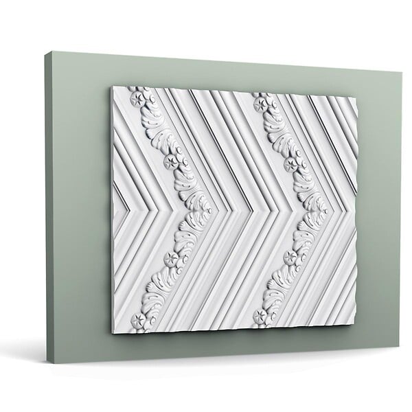 ORAC DECOR - Panneau Mural 3d Chevron W130 - L200 X H2 X L40 Cm - Orac Decor - large