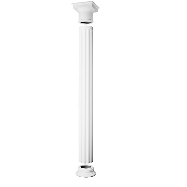 ORAC DECOR - Simple Chapiteau Dorique K1112 - L36,5 X H30 X L36,5 - Orac Decor - large