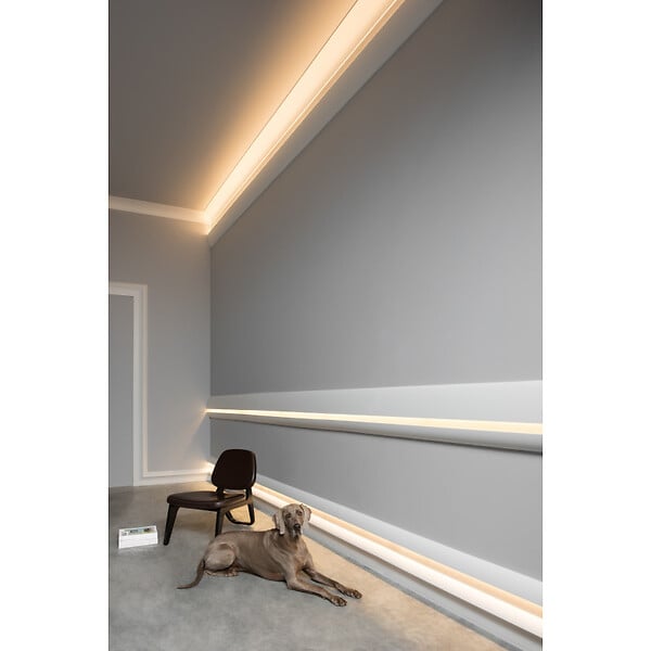 ORAC DECOR - Profil D'éclairage Moderne C374 - L200 X H18 X L5 - Orac Decor - large
