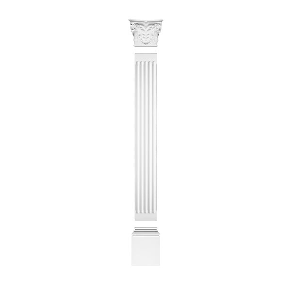 ORAC DECOR - Fût De Colonne Large Pour Pilastres Orné D'encoches K250 - L27 X H200 X L2,9 - Orac Decor - large