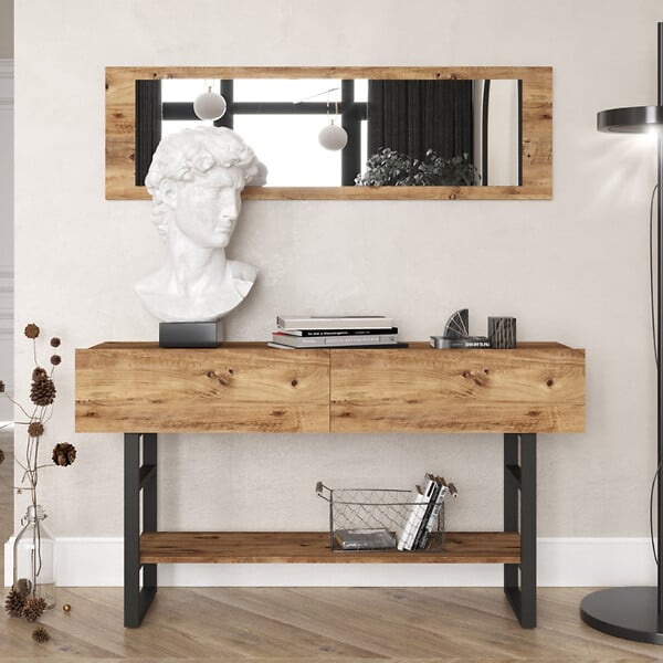 CONCEPT USINE - Console style industriel TARA - large