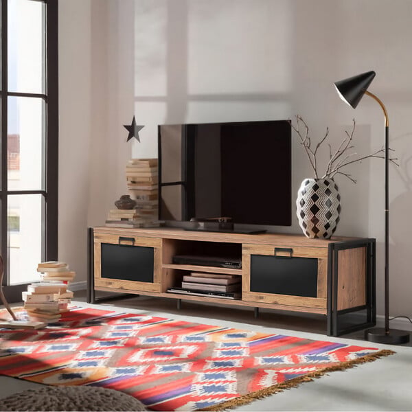 CONCEPT USINE - Meuble TV industriel 180 cm SYN - large