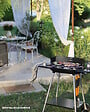 MODE DE VIE - Barbecue charbon de bois Ouranos sur chariot - vignette