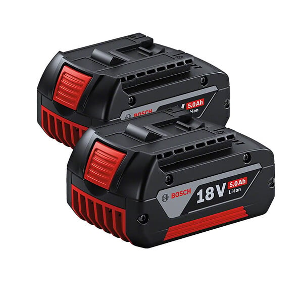 BOSCH - Perceuse-visseuse sans fil BOSCH GSR 18V-65 06019N3203 avec 2 batteries GBA18V 5,0Ah en L-Box - large